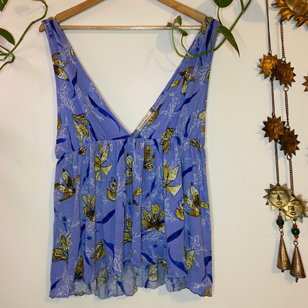 SOLD 🌥 Urban Outfitters Flowy Floral Tank